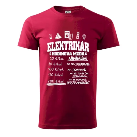 Hodinová mzda elektrikár
