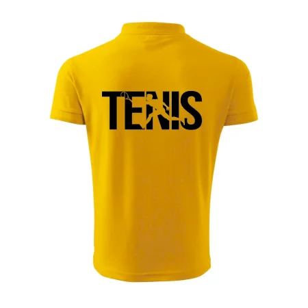 Tenis nápis silueta