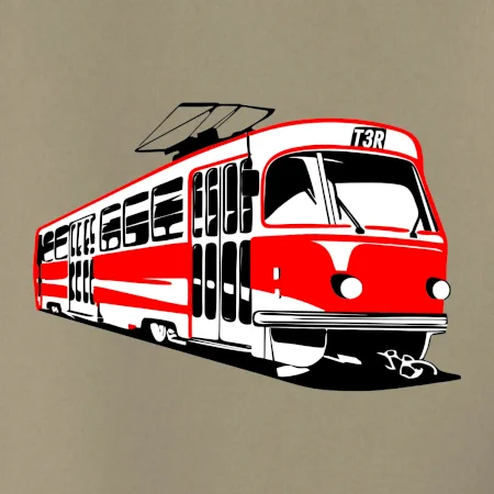 Električka T3R farebná
