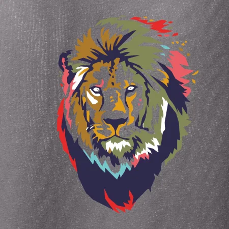 Hlava leva kreslená jednoduchá