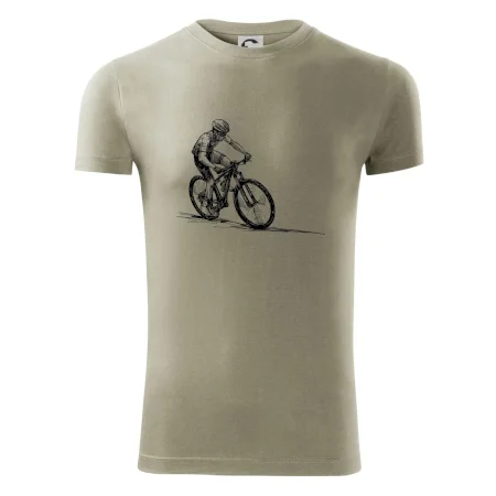 MTB kreslený cyklista