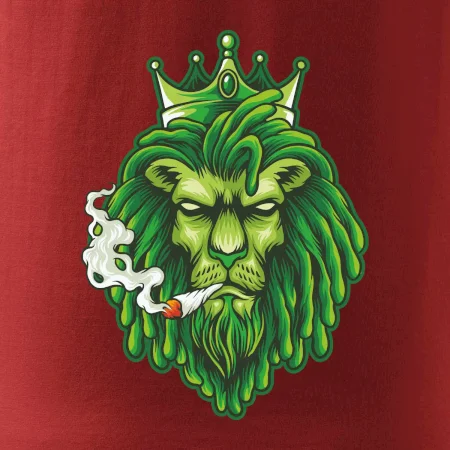 Zhulený lev zelený