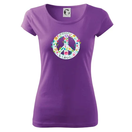 Peace and love symbol
