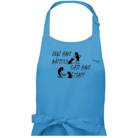 Dogs have masters, cats have staff