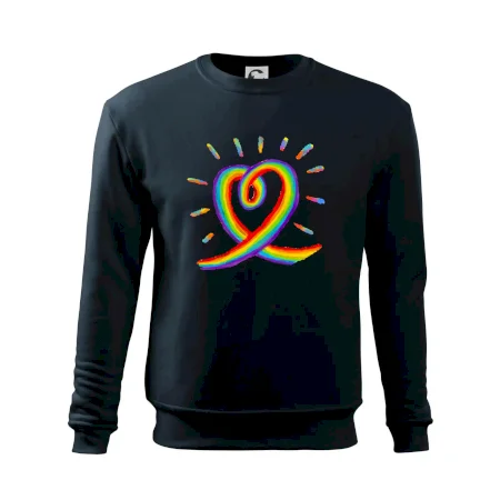 Srdce pride dúha kreslená