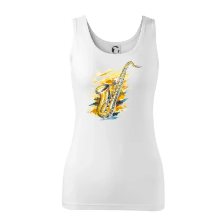 Saxofón maľovaný