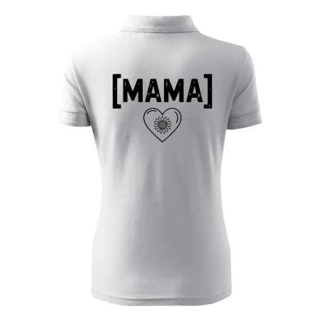 Mama nápis a srdce a slnečnice