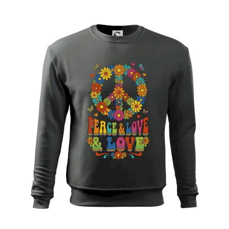 Peace and love - na výšku s květy