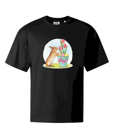 Veľkonočný zajačik tulipány