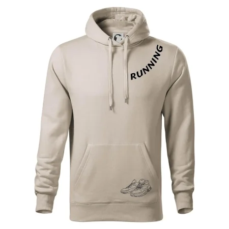 Running nápis šikmo