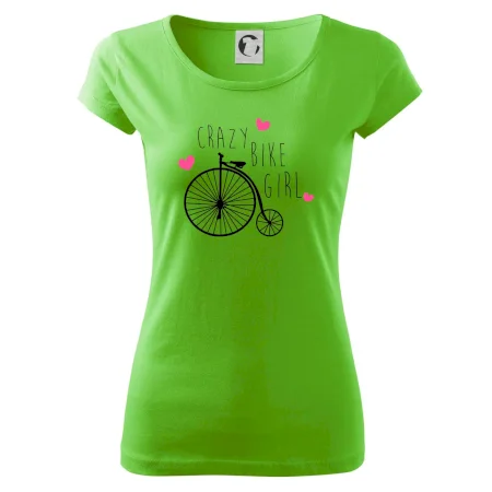 Crazy bike girl