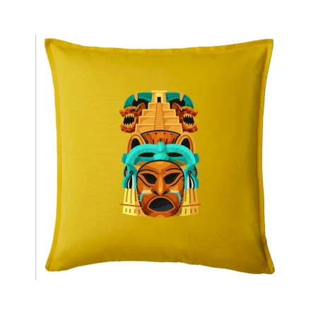 Mayová maska s pyramídou