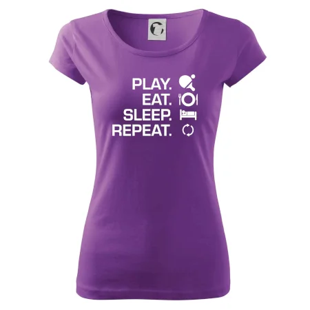 Stolný tenis - eat sleep