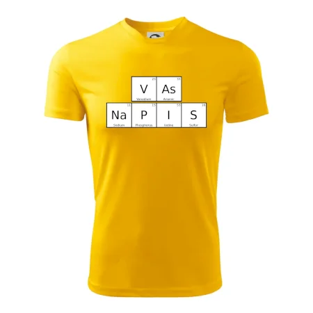 Vlastný nápis - periodická tabuľka