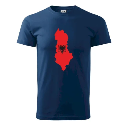 Albánsko mapa a znak