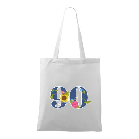 Kvetinové číslo kreslené - 90