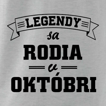 Legendy sa rodia v októbri