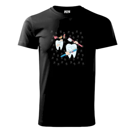 Zubárske tričko - kefka a jedlo