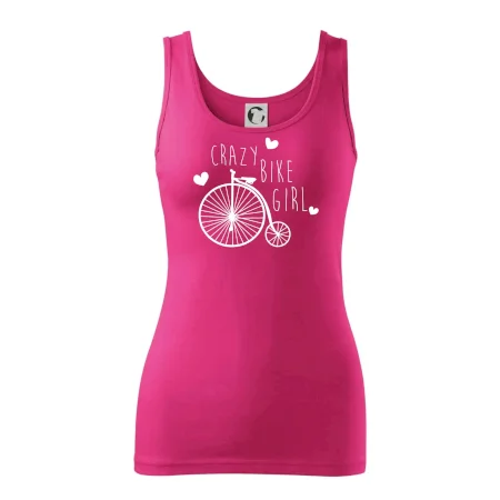 Crazy bike girl
