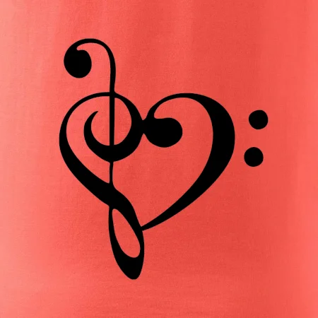 Husľový kľúč srdce