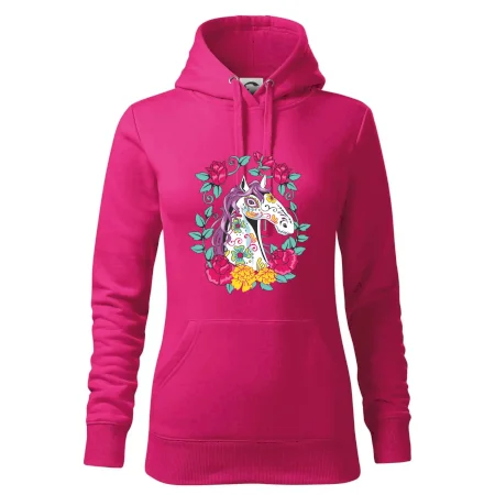 Kôň farebný s kvetinami