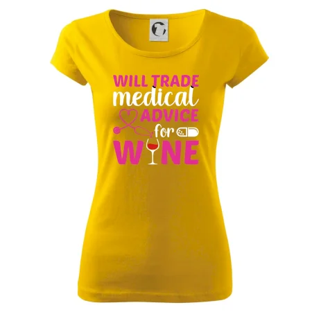 Will trade medical advice for wine