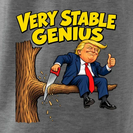 Donald Trump řeže vlastní větev Very stable genius