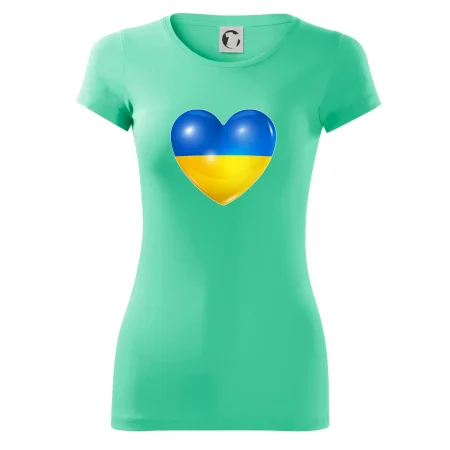 Ukrajina srdce vlajka