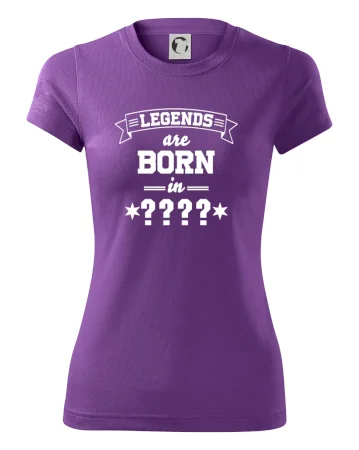 Legends are born in vlastný ročník