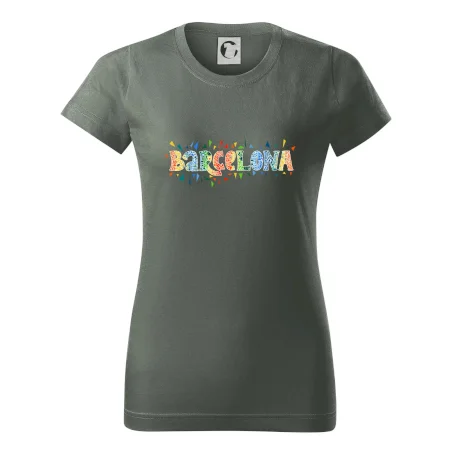 Barcelona Farebný nápis