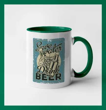 Save water drink beer poster
