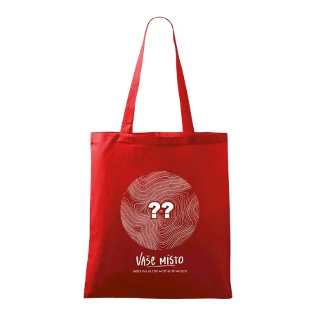 Vaše miesto - vrstevnice v kruhu