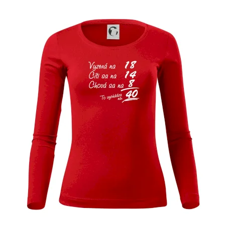 Vyzerá, cíti sa, chová sa - 40 rokov