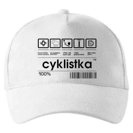 Čiarový kód - cyklista / cyklistka