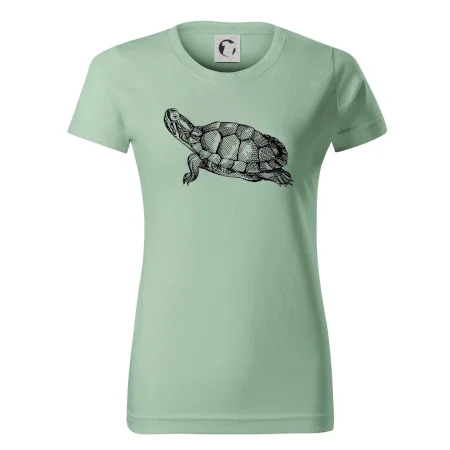 Ceruzkou kreslená korytnačka