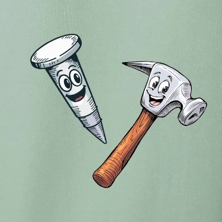 Parové tričko - Kladivo a klinec