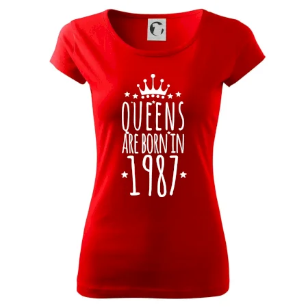 Queens are born in 1987