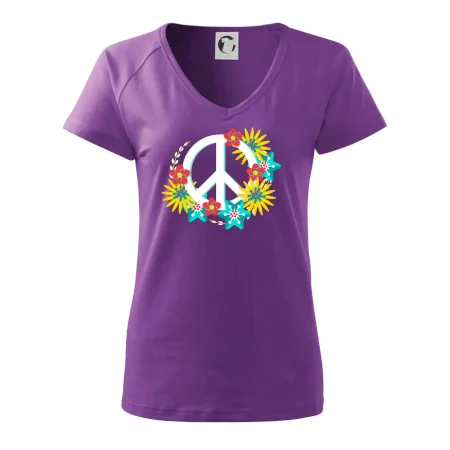 Peace symbol abstraktný