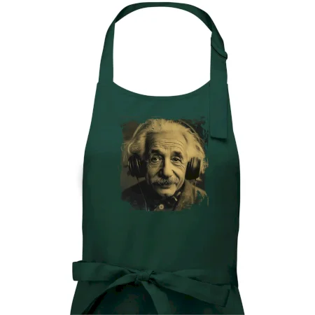 Albert Einstein so slúchadlami