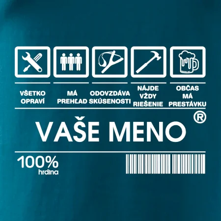 Vaše meno - čiarový kód