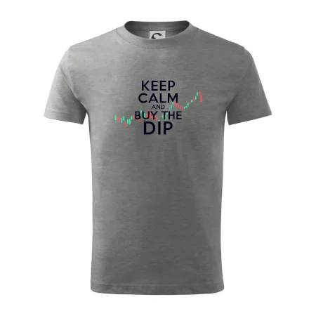 Zelenočervený graf Keep Calm and Buy the Dip