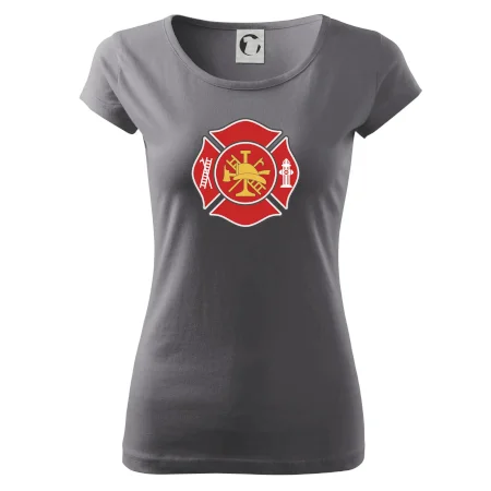 Fire department logo červené