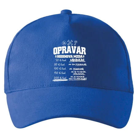 Hodinová mzda - opravár