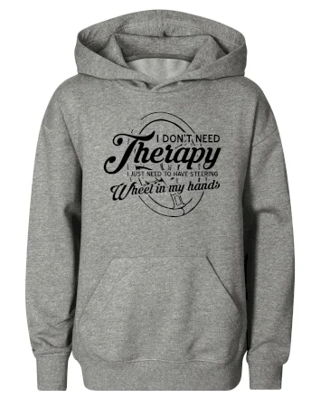 Okrúhly nápis -  I don't need therapy wheel in my hands