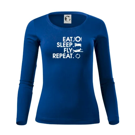 Eat sleep fly repeat