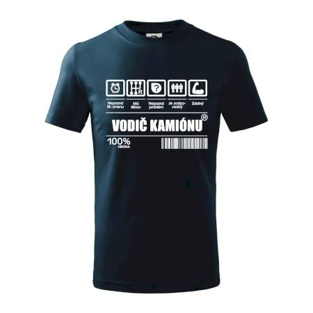 Čiarový kód - Vodič kamiónu