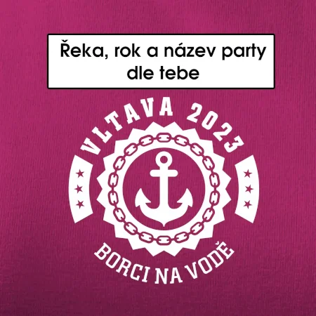 K vode - kotva (vlastný nápis)