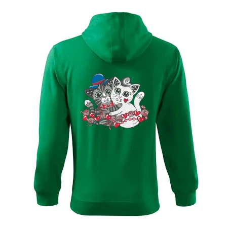 Mačky v objatí (Pecka design)