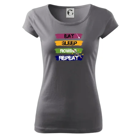 Eat sleep rowing repeat farebné