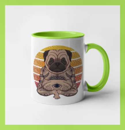 Yoga meditace - pug